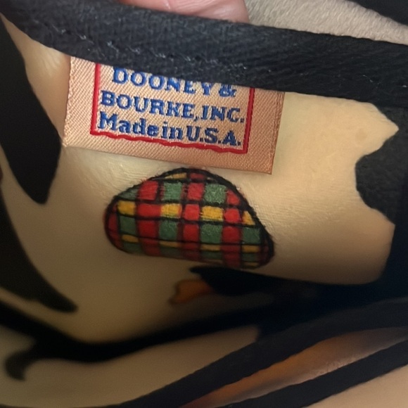 RARE Vintage Dooney & Bourke Scottie Dog Tassel Tote Purse #16044B - Whi… - Picture 8 of 14